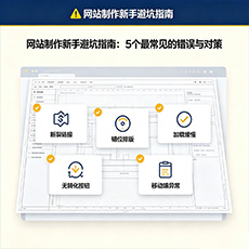 济南建站-网站制作新手避坑指南：5个最常见的错误与对策