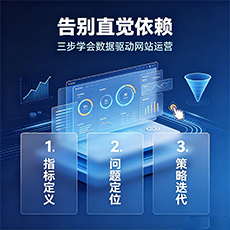 槐荫建站-告别直觉依赖：三步学会数据驱动网站运营