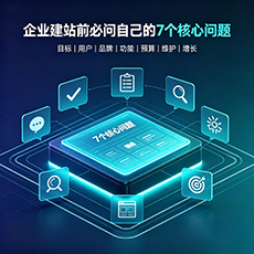 济南建站-企业建站前必问的7个核心问题 - 网站建设规划指南