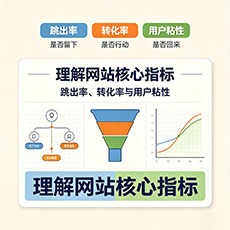 市中建站-理解网站核心指标：跳出率、转化率与用户粘性