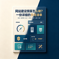 天桥建站-网站建设预算怎么做？一份详细的费用清单