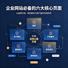 长清建站-企业网站必备的六大核心页面