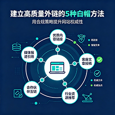 天桥建站-建立高质量外链的5种白帽方法